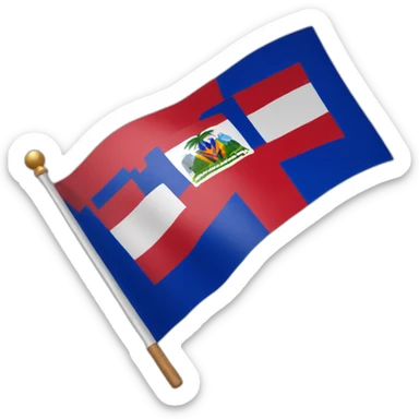 Haiti flag sticker