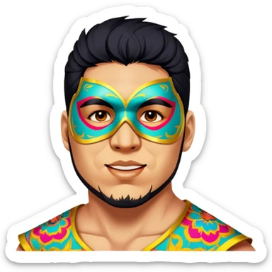 Luchador sticker