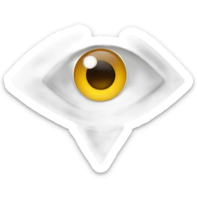 Eye and arrow cursor sticker