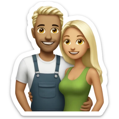 Couple Vegan sticker