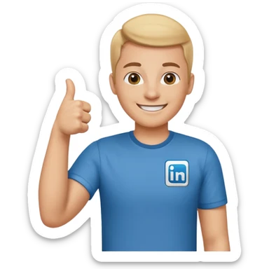 Employee branding emoji, promoting company in websites & linkedIn getting reviews sticker