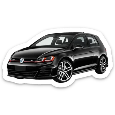 Black Edition Golf R MK7  with no red headlights or grill sticker