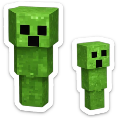 creeper minecraft sticker
