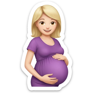 pregnant women sticker