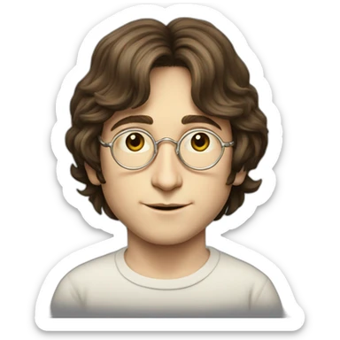 Young John Lennon sticker