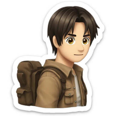 eren jaeger sticker
