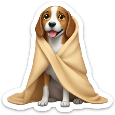 Dog burrito  sticker
