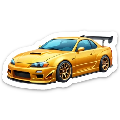 Drift car sticker