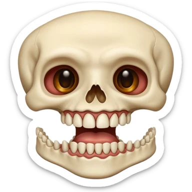 A jaw. Just a jaw, like the body part.  sticker