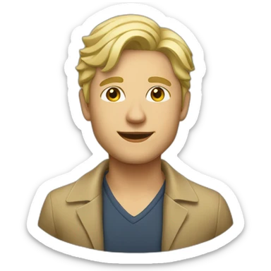 Will sharpe blonde sticker