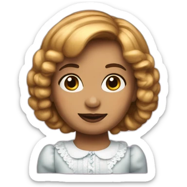 La muñeca Annabelle  sticker