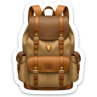  Safari Animal with Backpack  sticker