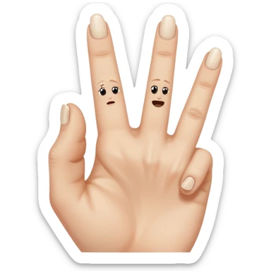 🖕🏼🦶🏼 sticker