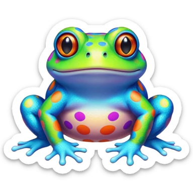 psychedelic toad sticker