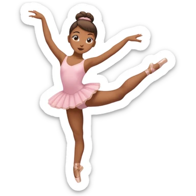 coque cabelo ballet corpo inteiro sticker