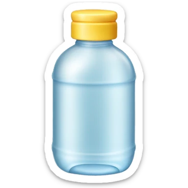 A bottle of baby oil sticker