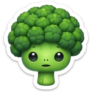 cosmic brokkoly sticker