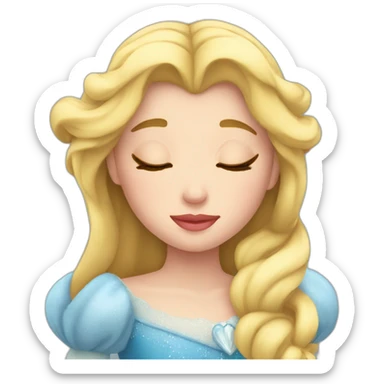 sleeping beauty sticker