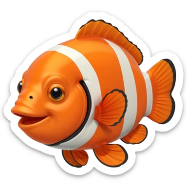 Nemo clownfish sticker