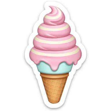 Really cute ice cream sticker