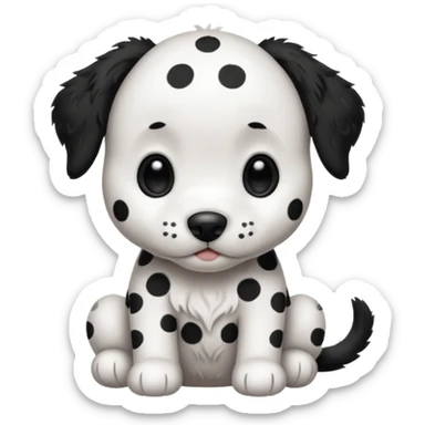 dalmatian puppy sticker