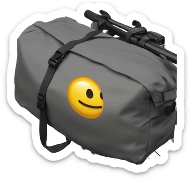 a gravel bicycle with bikepacking bags on it from brands like apidura sticker