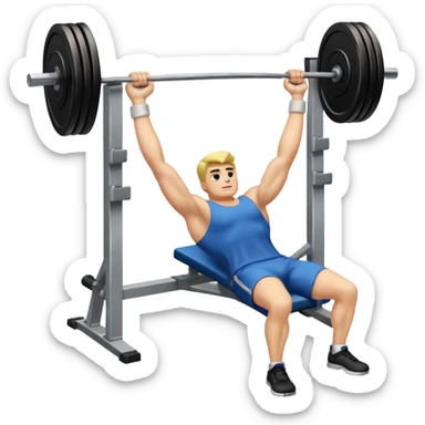 bench press sticker