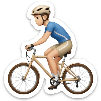 bike riding sticker