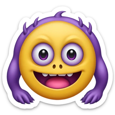 Der emoyi soll ein Monster sein sticker