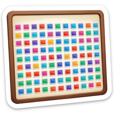 board with many polaroid photo sticker