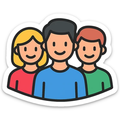 group of friends sticker