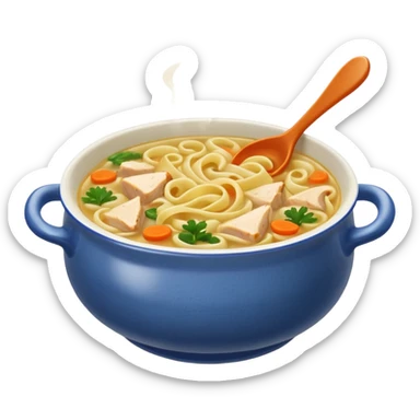 Chicken noodle soup  sticker