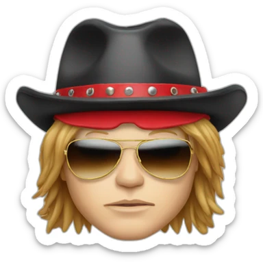axl rose sticker