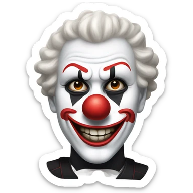 art the clown (terrifier iii) sticker