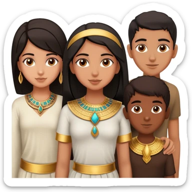 5 bestfriends, 1 south Asian girl, 1 Egyptian boy, 1 iranian girl, 1 moroccan boy , 1 black boy sticker