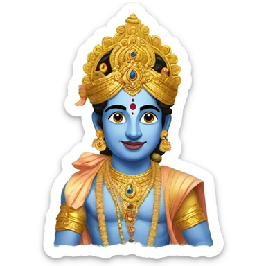 lord krishna sticker