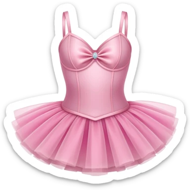 pink ballet tutu sticker