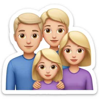 family bright skin sticker