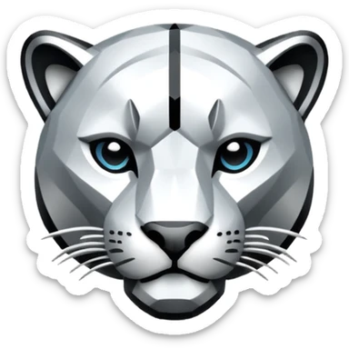 Panthers nfl team logo sticker