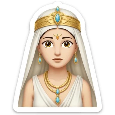 ancient greek priestess sticker