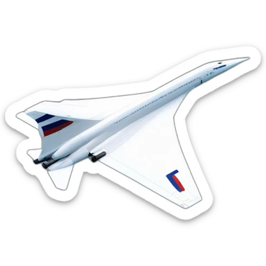 concorde plane  sticker