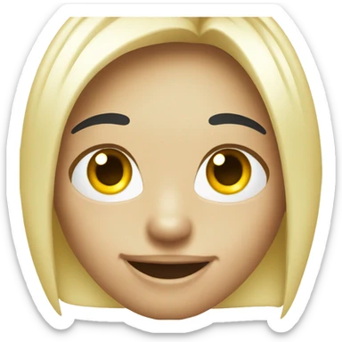 Emoji with diamond grills sticker