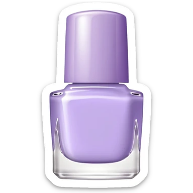 light purple nail color sticker
