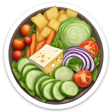 Salad sticker
