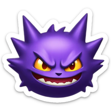 Mega-Gengar-shiny sticker