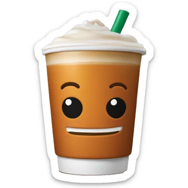 Pumpkin spice latte Starbucks sticker