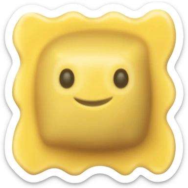 Tortellino con un polipo simpatico ma svampito, fai un solo tortellino , ed il polipo deve essere piu' simpatico sticker