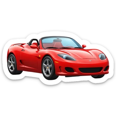 Make asports car emoji sticker