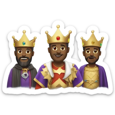 Los 3 reyes magos  sticker