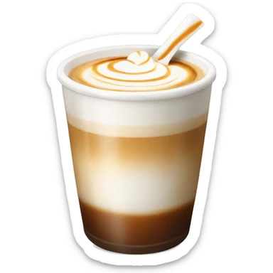 latte macchiato  sticker